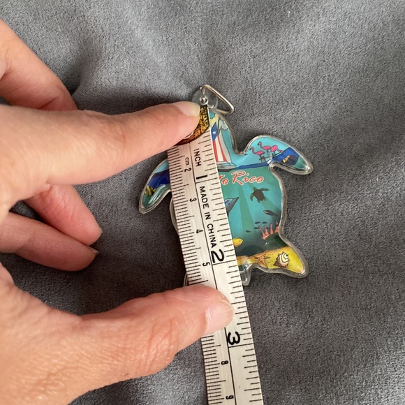 Puerto Rico turtle marine life keychain accessory - Picture 15 of 15